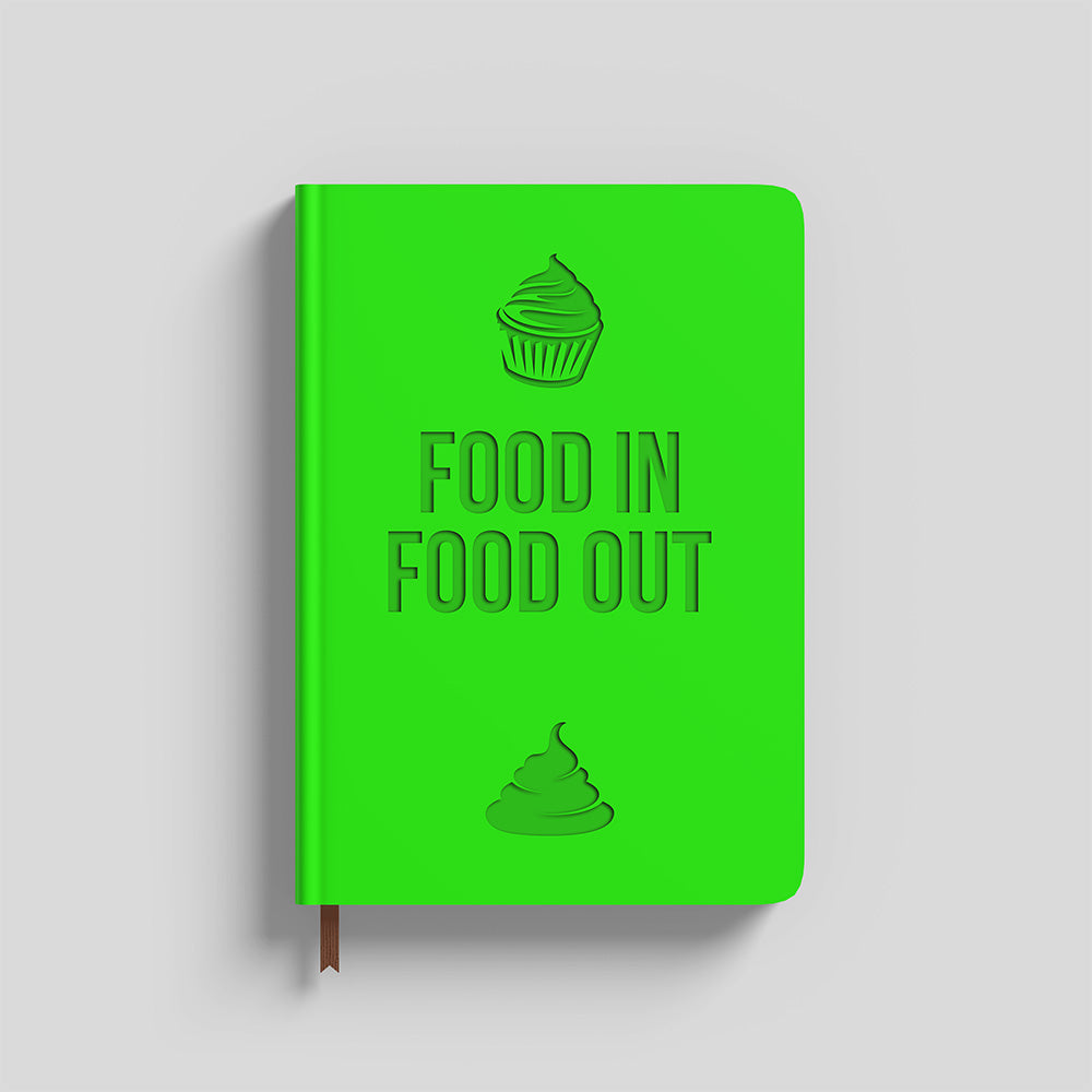 Food In Food Out Planner - Neon Green